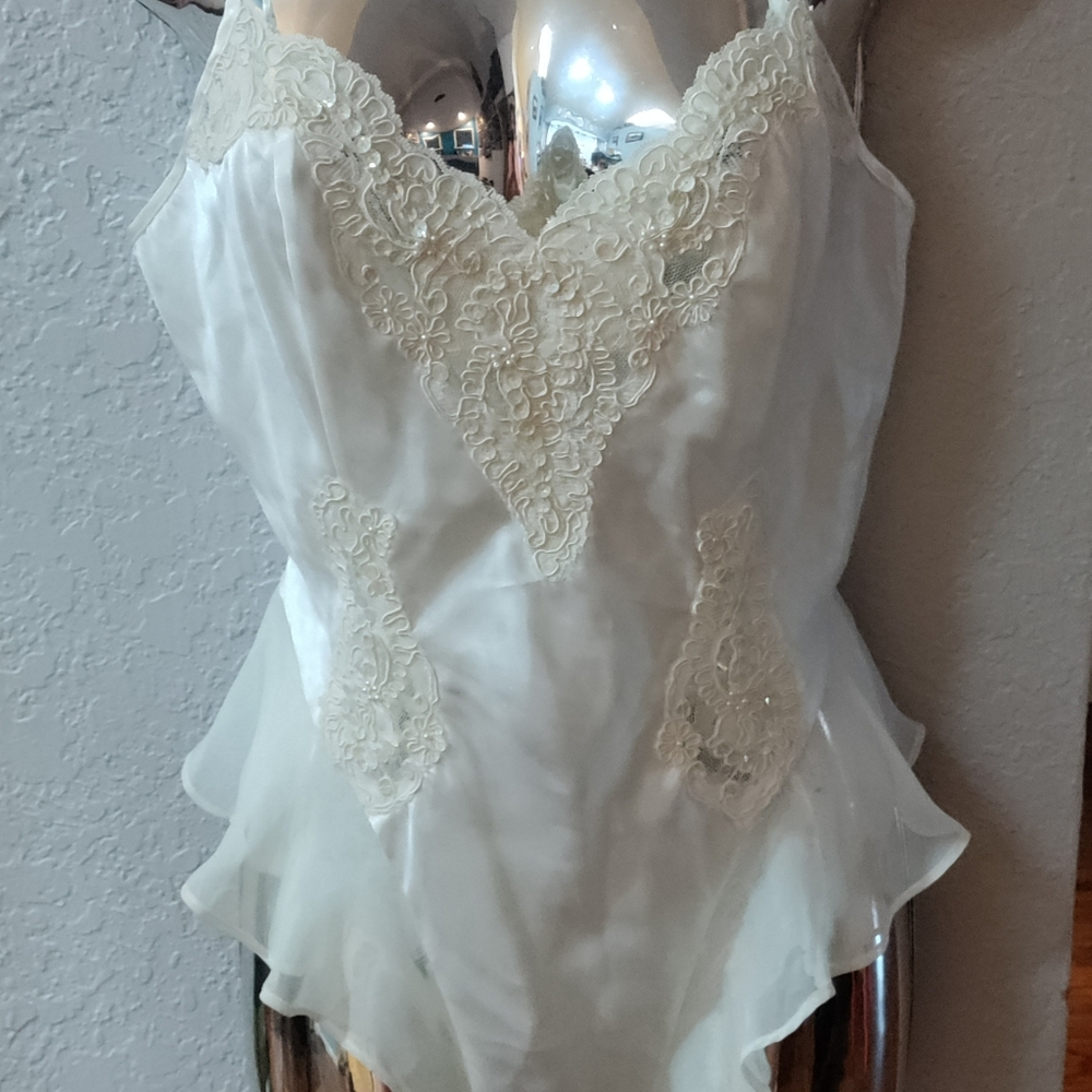 Victoria secret bridal teddy